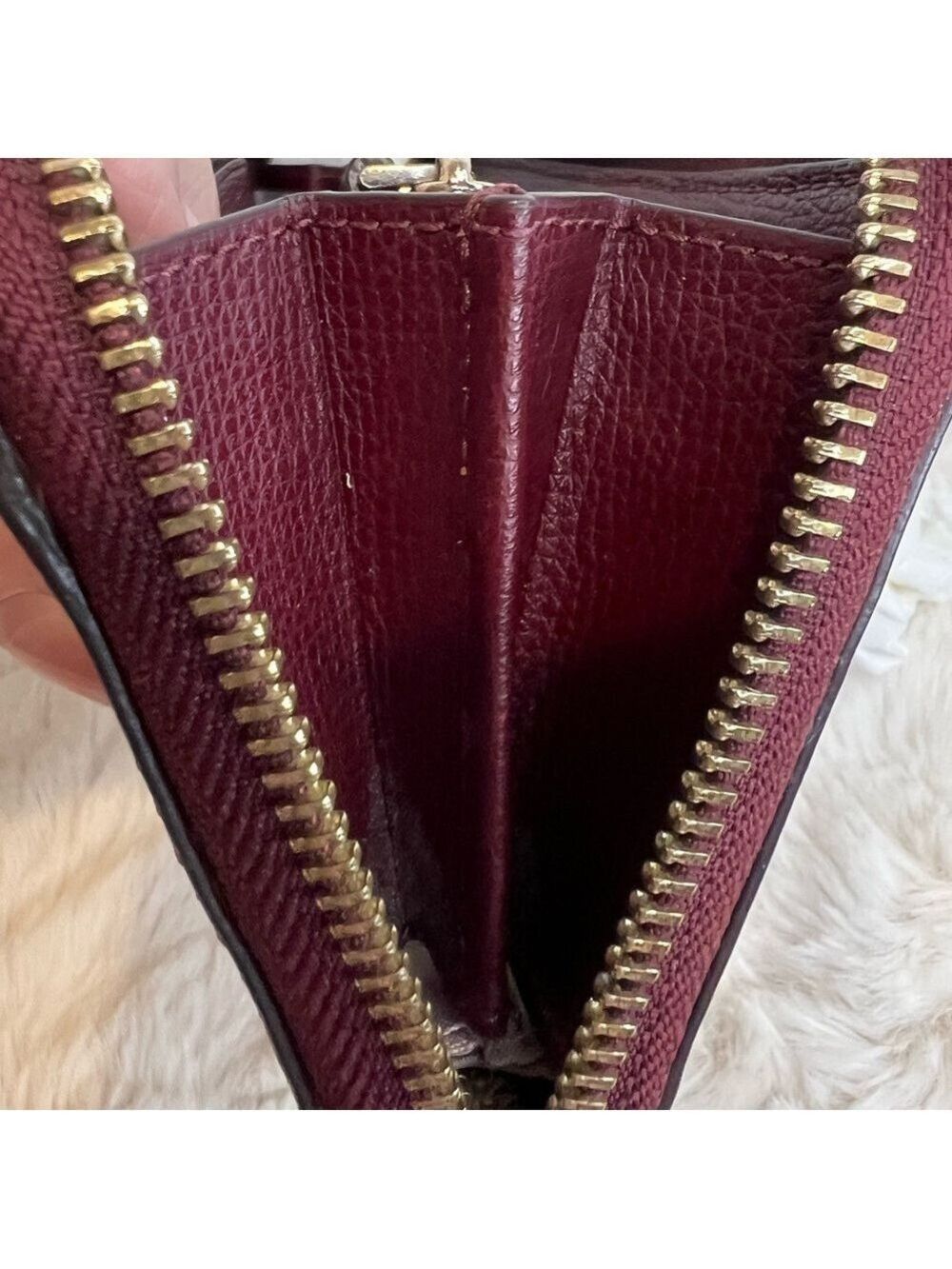 KATE SPADE NEW YORK BURGUNDY/DEEP PLUM WALLET - Picture 6 of 15